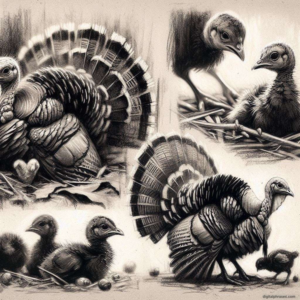 100 Turkey Drawing Ideas (Easy, Difficult, Cute, Funny and Cartoonish)