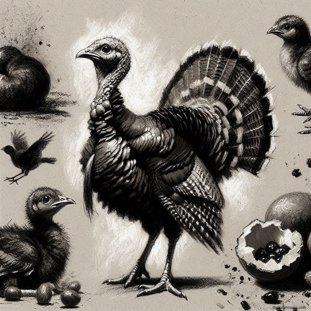 100 Turkey Drawing Ideas (Easy, Difficult, Cute, Funny and Cartoonish)