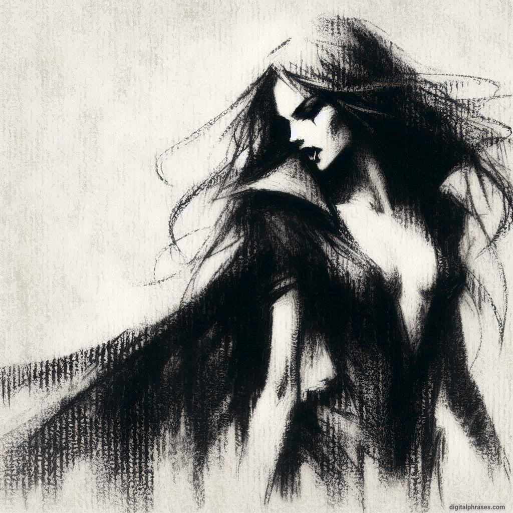 65 Female Vampire Drawing Ideas