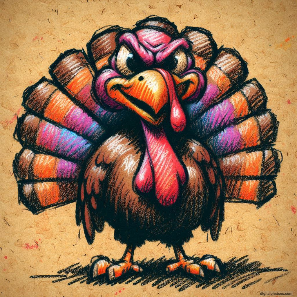 100 Turkey Drawing Ideas (Easy, Difficult, Cute, Funny and Cartoonish)