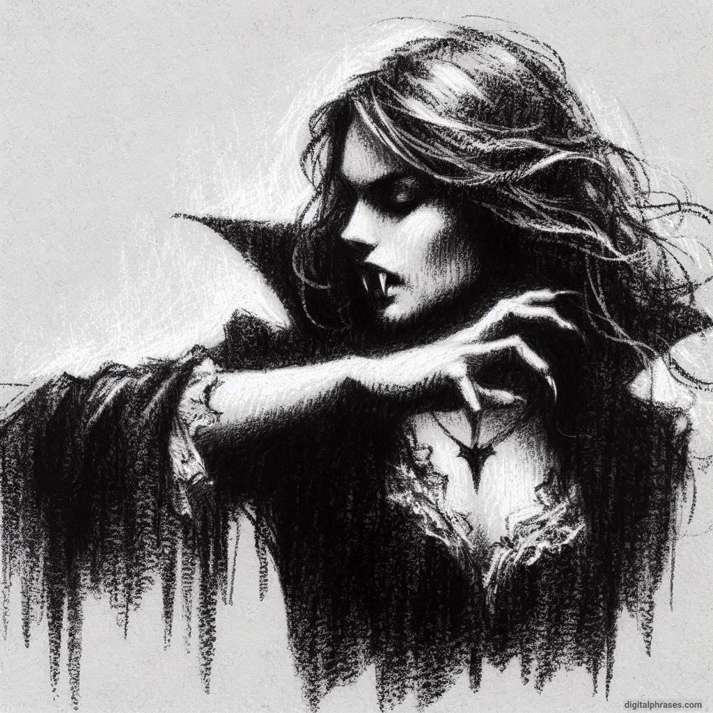 65 Female Vampire Drawing Ideas