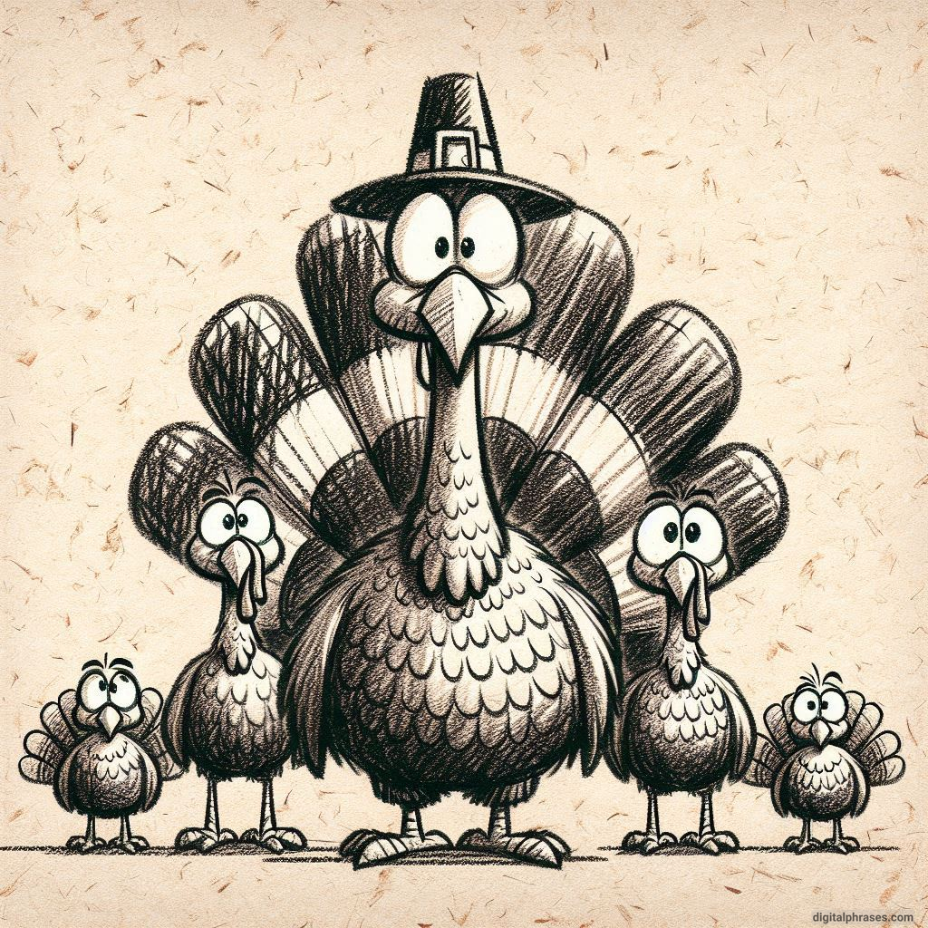 100 Turkey Drawing Ideas (Easy, Difficult, Cute, Funny and Cartoonish) 100 Turkey Drawing Ideas (Easy, Difficult, Cute, Funny and Cartoonish)
