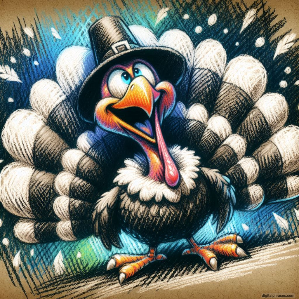 100 Turkey Drawing Ideas (Easy, Difficult, Cute, Funny and Cartoonish)