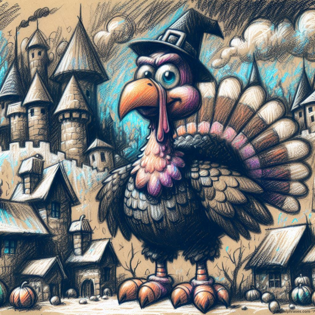 100 Turkey Drawing Ideas (Easy, Difficult, Cute, Funny and Cartoonish)