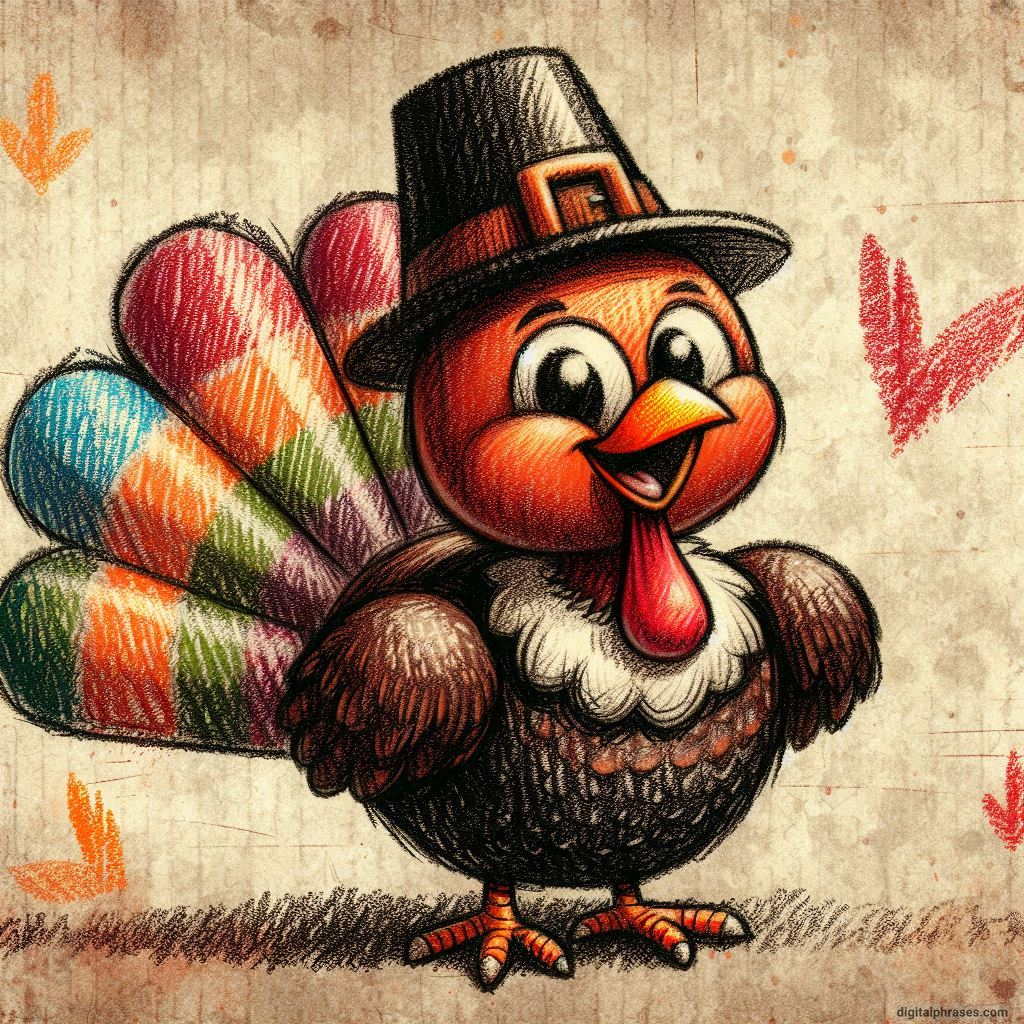 100 Turkey Drawing Ideas (Easy, Difficult, Cute, Funny and Cartoonish)