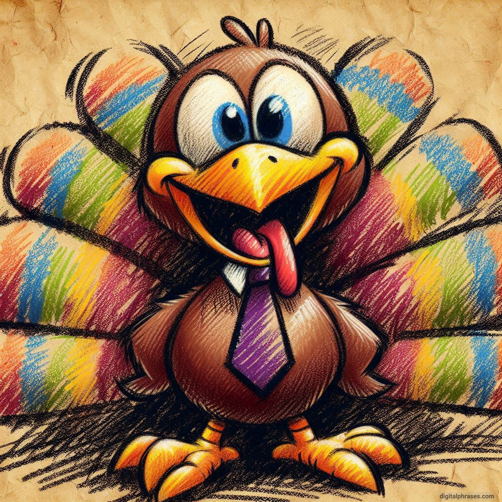 100 Turkey Drawing Ideas (Easy, Difficult, Cute, Funny and Cartoonish)