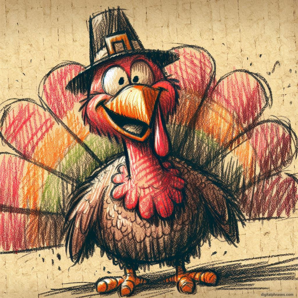 100 Turkey Drawing Ideas (Easy, Difficult, Cute, Funny and Cartoonish)