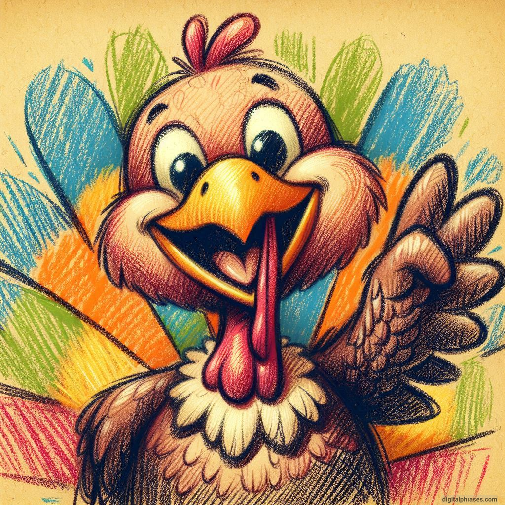 100 Turkey Drawing Ideas (Easy, Difficult, Cute, Funny and Cartoonish)