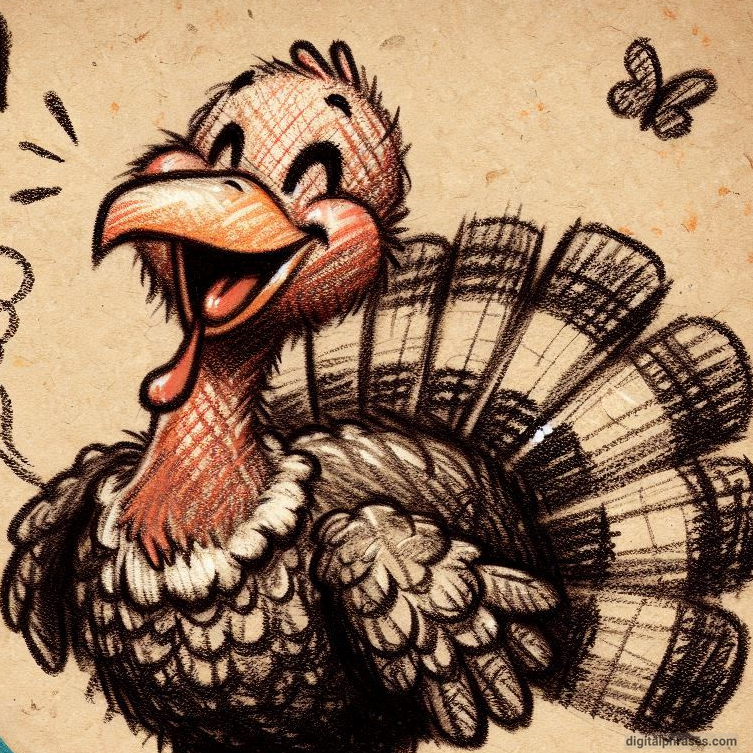 100 Turkey Drawing Ideas (Easy, Difficult, Cute, Funny and Cartoonish)