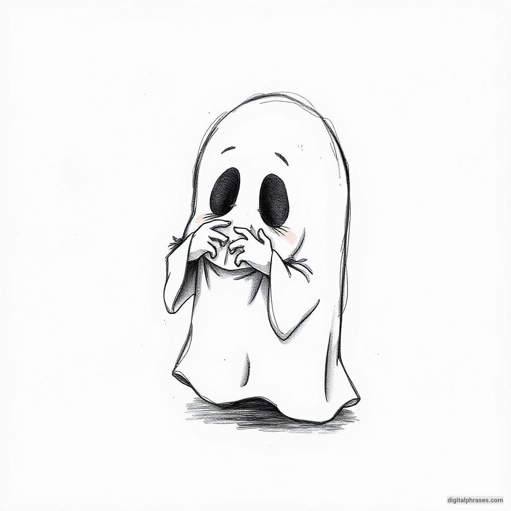 80 Drawing Ideas of Ghosts