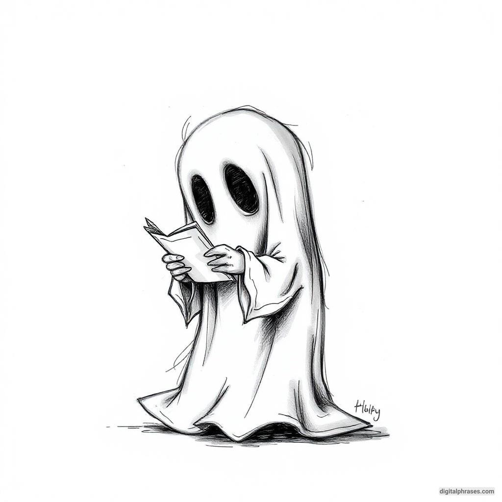 80 Drawing Ideas of Ghosts