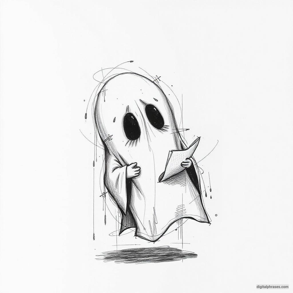 80 Drawing Ideas of Ghosts