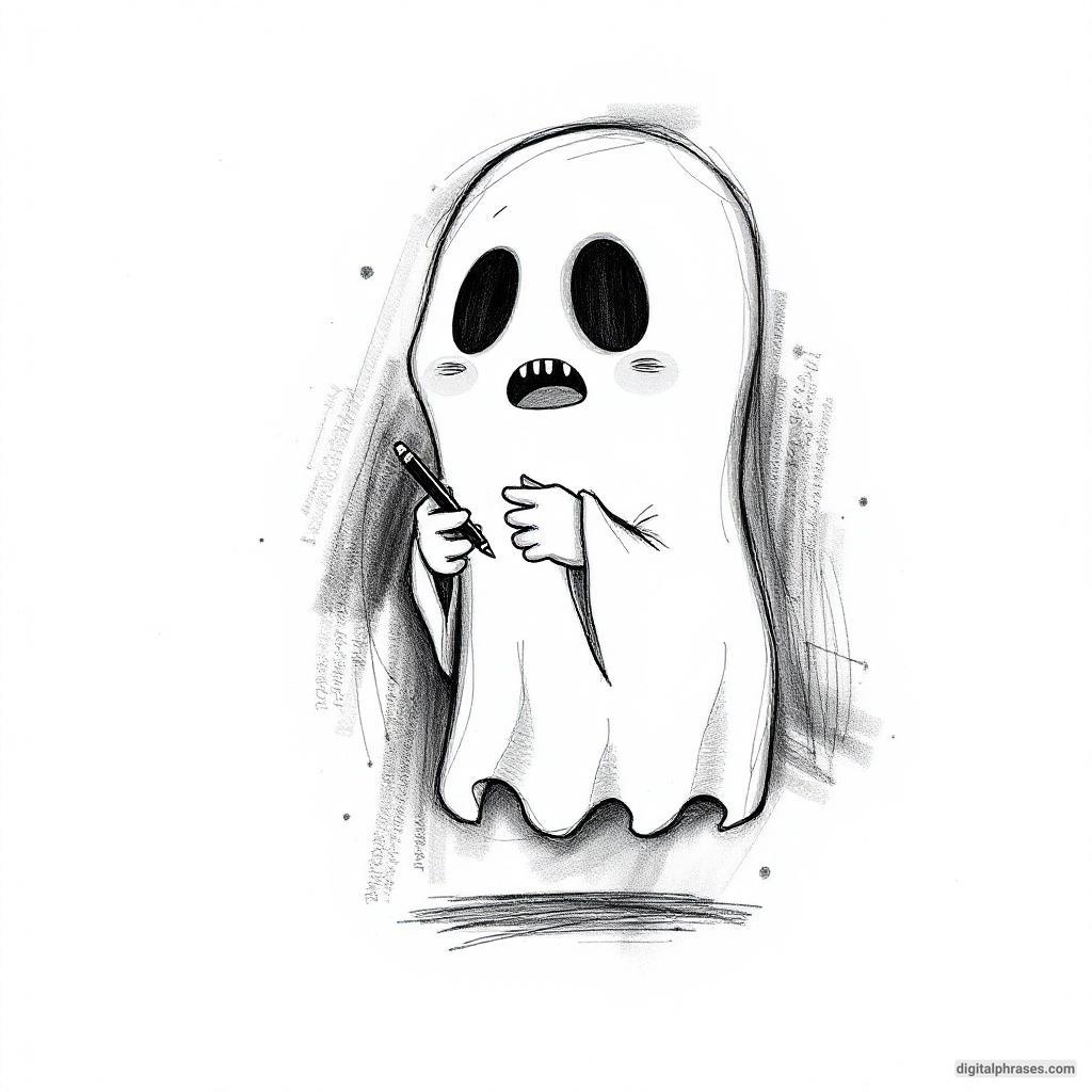 80 Drawing Ideas of Ghosts 80 Drawing Ideas of Ghosts