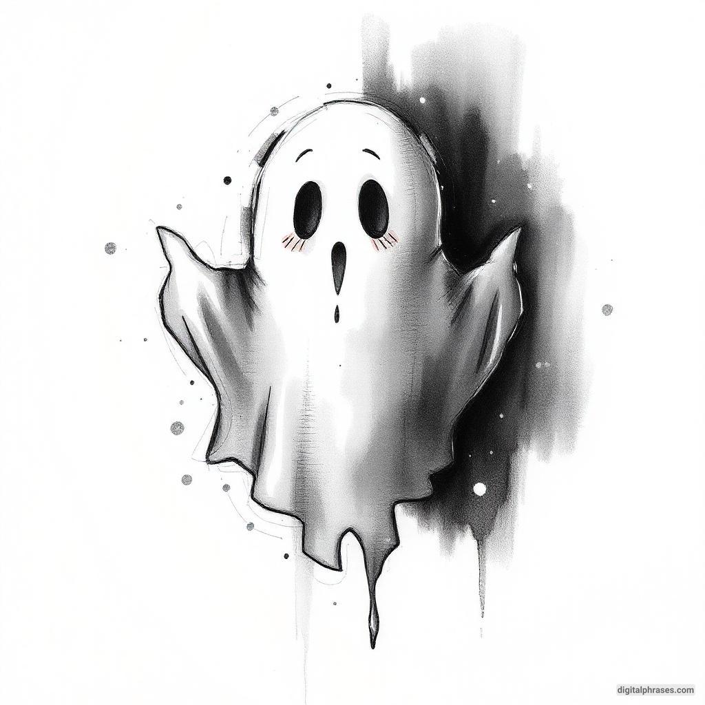 80 Drawing Ideas of Ghosts