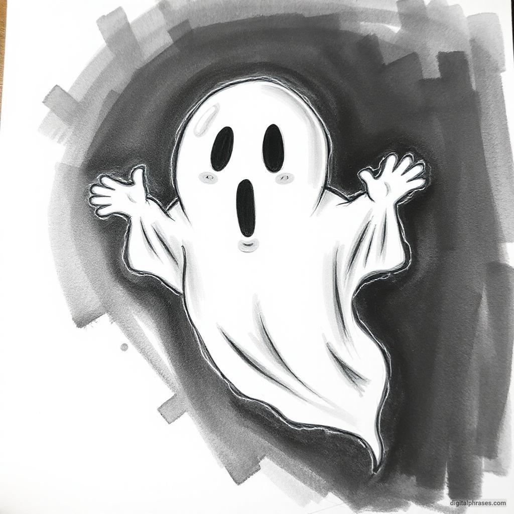 80 Drawing Ideas of Ghosts