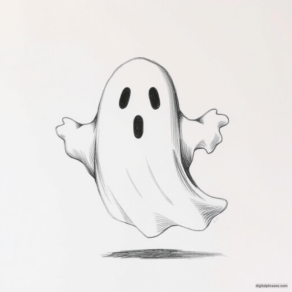 80 Drawing Ideas of Ghosts