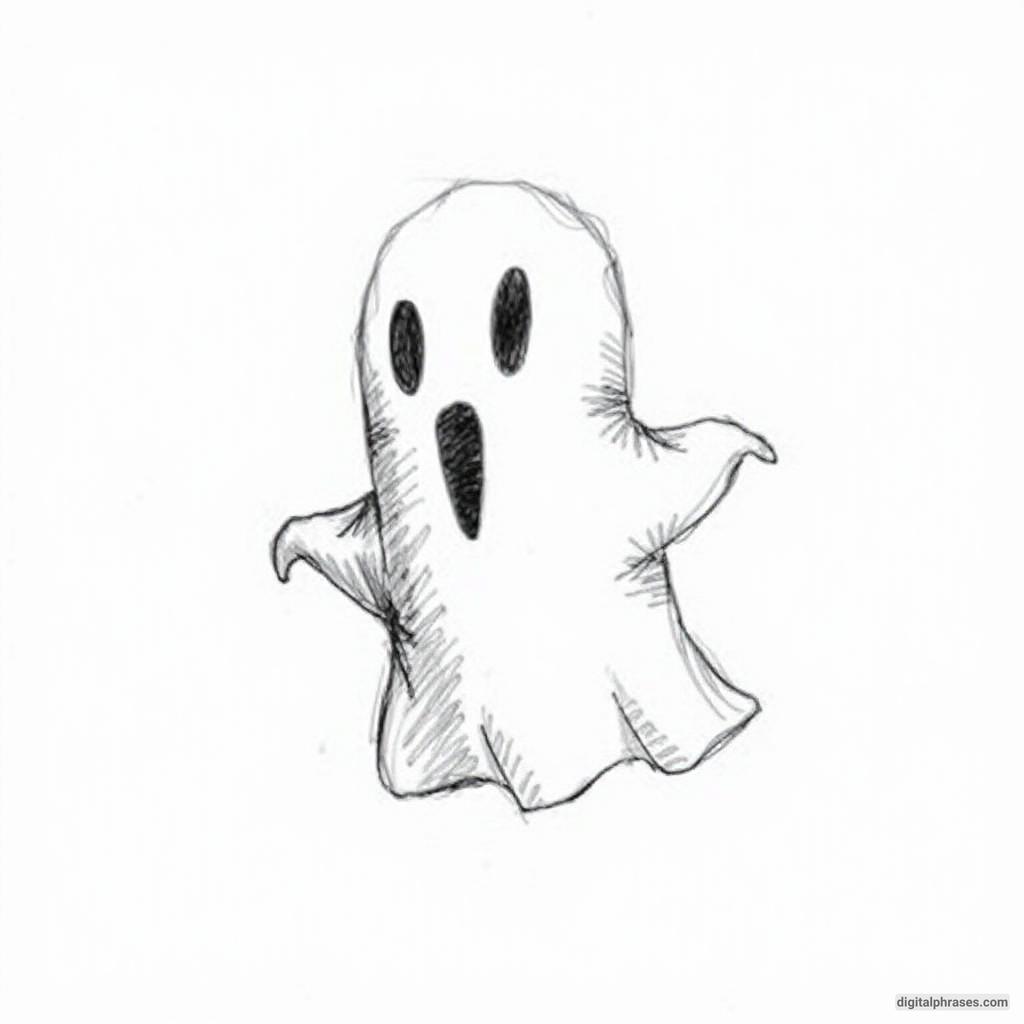 80 Drawing Ideas of Ghosts