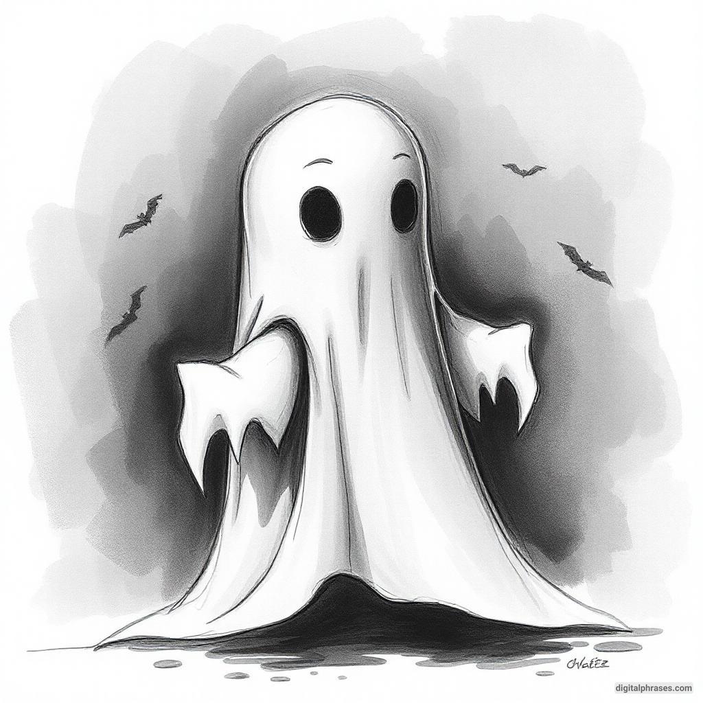 80 Drawing Ideas of Ghosts