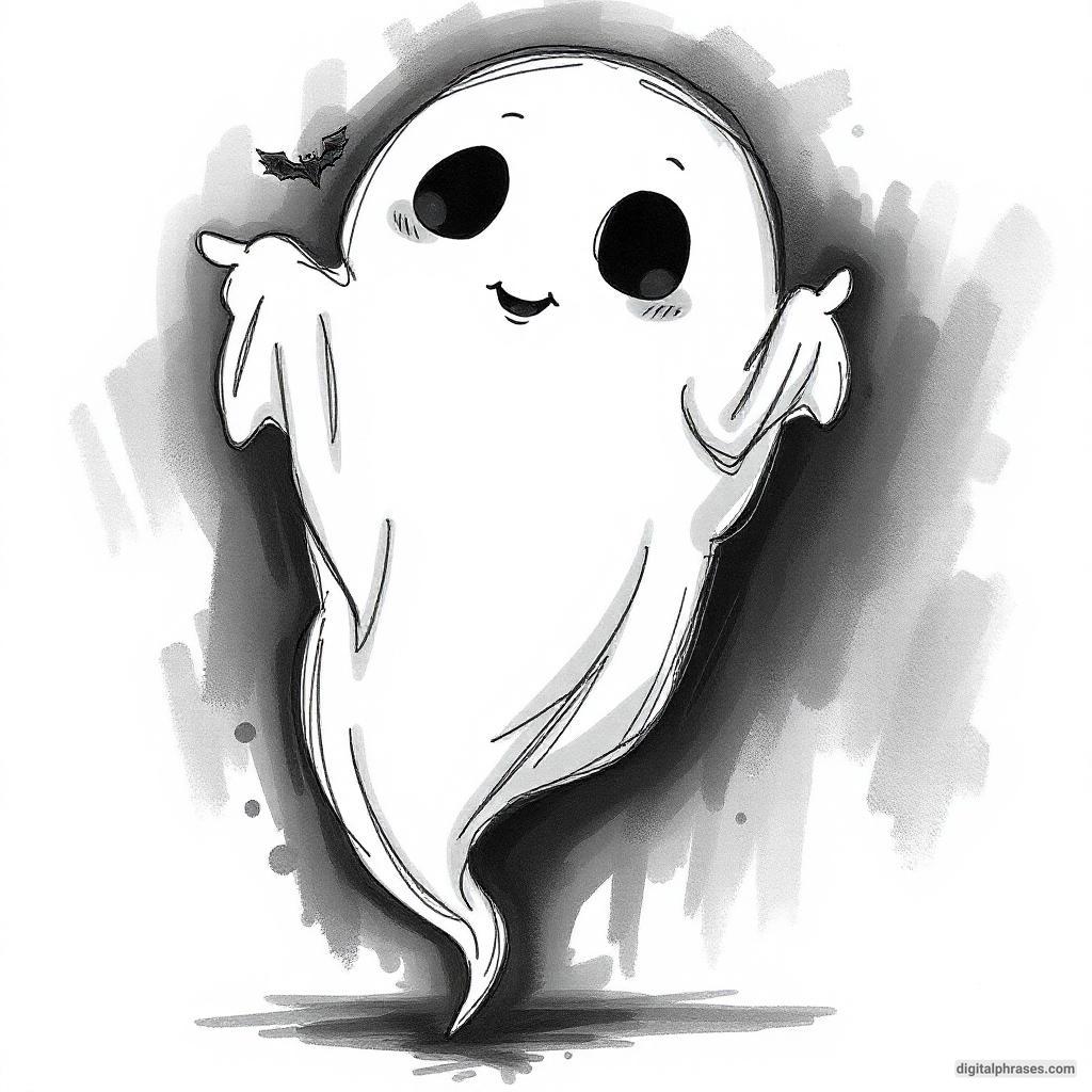 80 Drawing Ideas of Ghosts