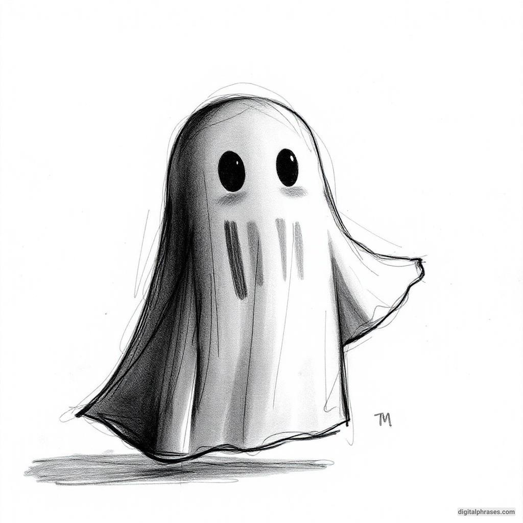 80 Drawing Ideas of Ghosts