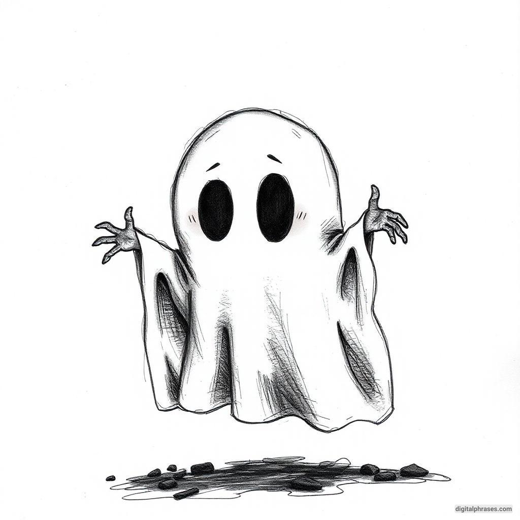 80 Drawing Ideas of Ghosts