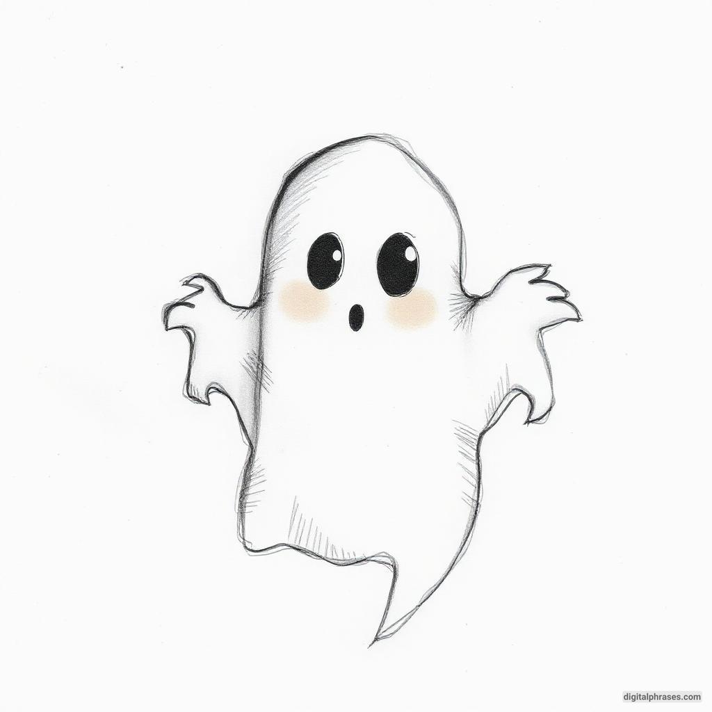 80 Drawing Ideas of Ghosts