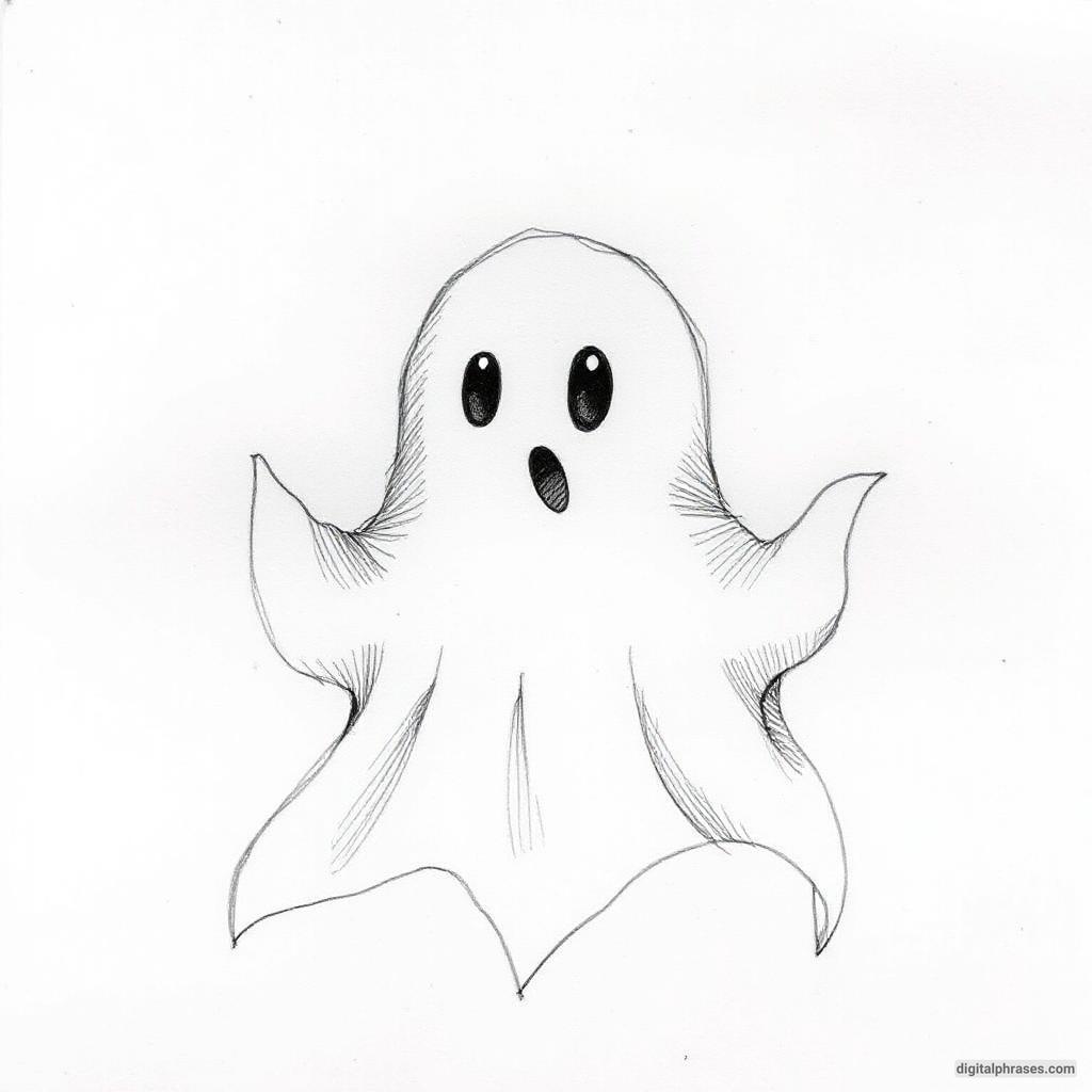 80 Drawing Ideas of Ghosts