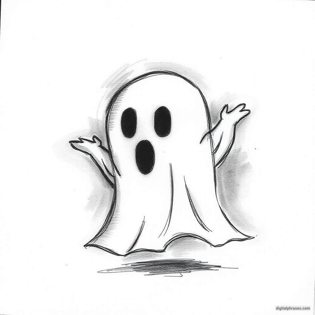 80 Drawing Ideas of Ghosts