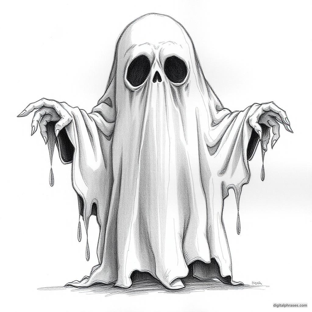 80 Drawing Ideas of Ghosts 80 Drawing Ideas of Ghosts