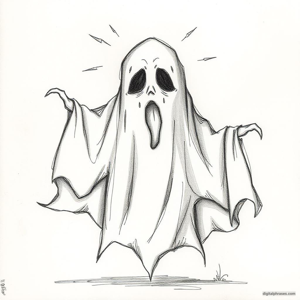 80 Drawing Ideas of Ghosts 80 Drawing Ideas of Ghosts