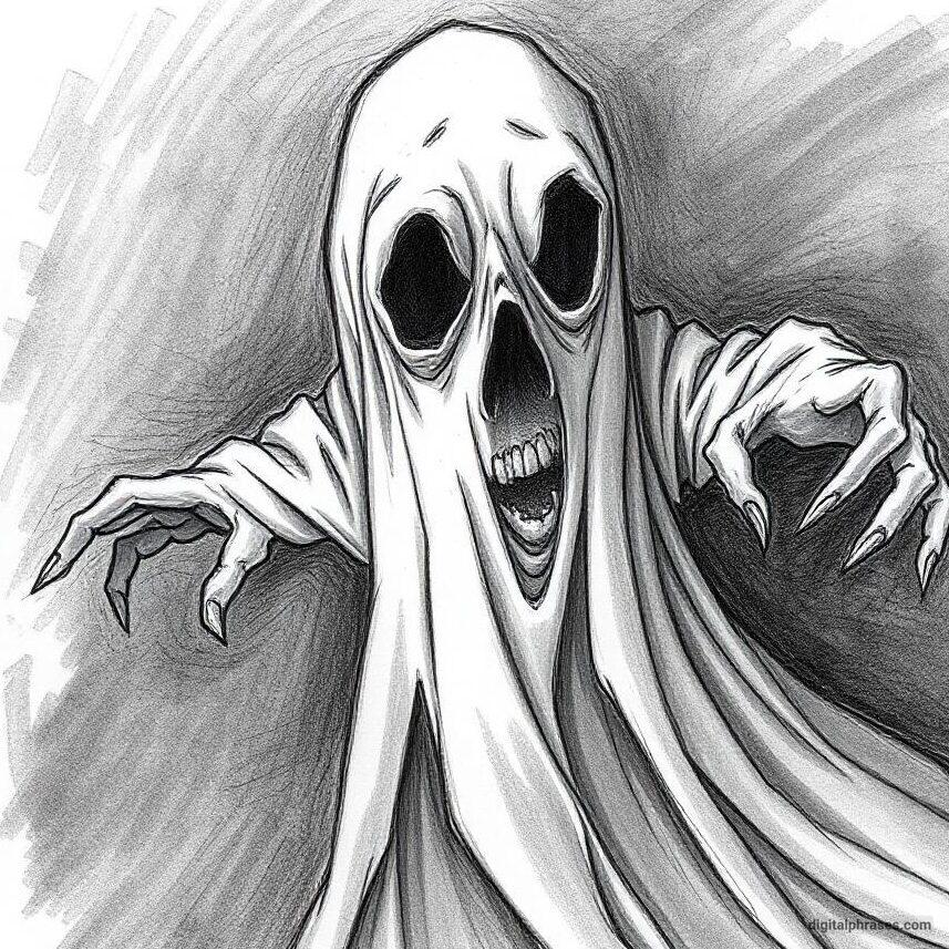 80 Drawing Ideas of Ghosts