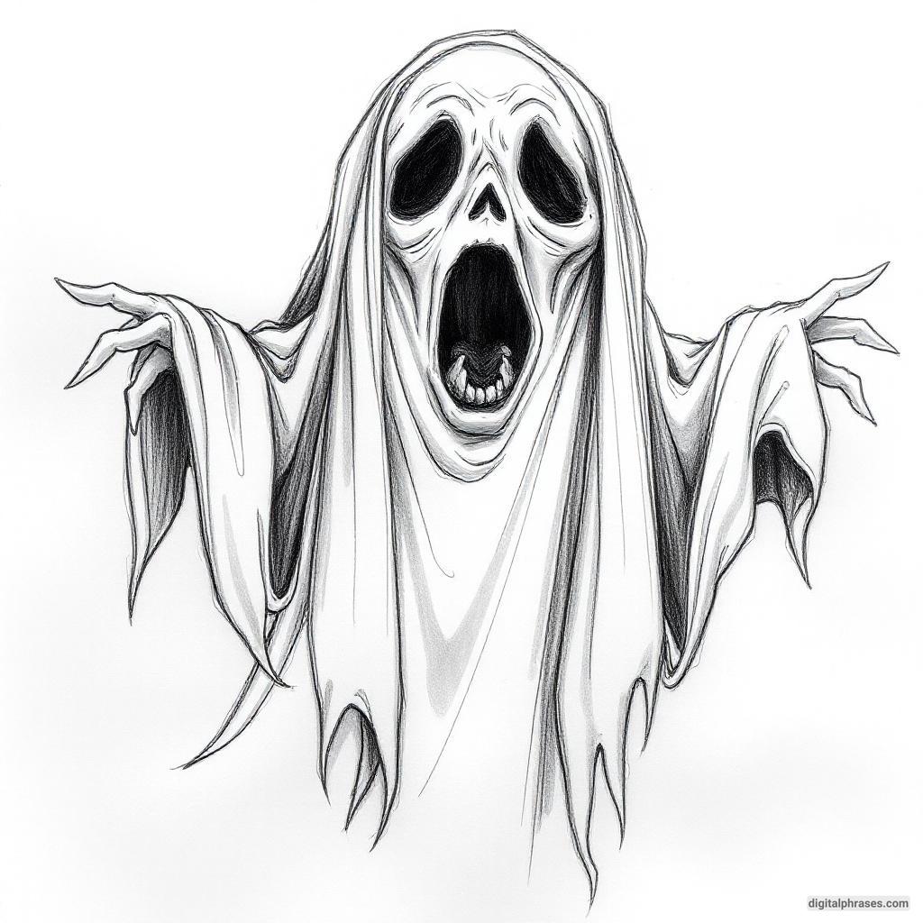 80 Drawing Ideas of Ghosts 80 Drawing Ideas of Ghosts
