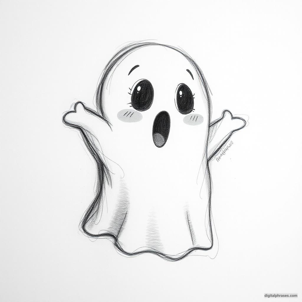 80 Drawing Ideas of Ghosts