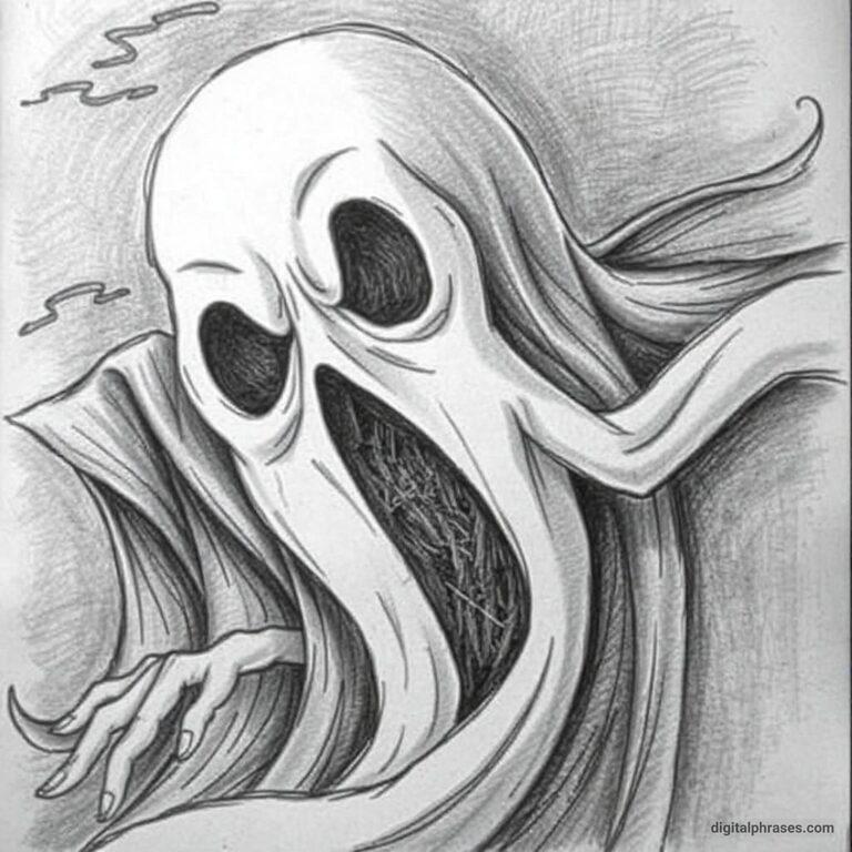 Detailed Ghost 80 Drawing Ideas of Ghosts