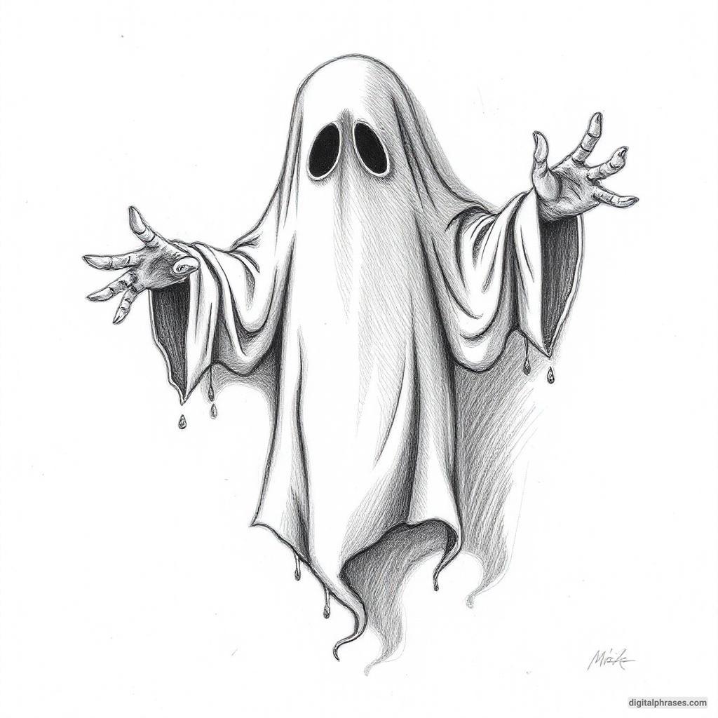 80 Drawing Ideas of Ghosts 80 Drawing Ideas of Ghosts