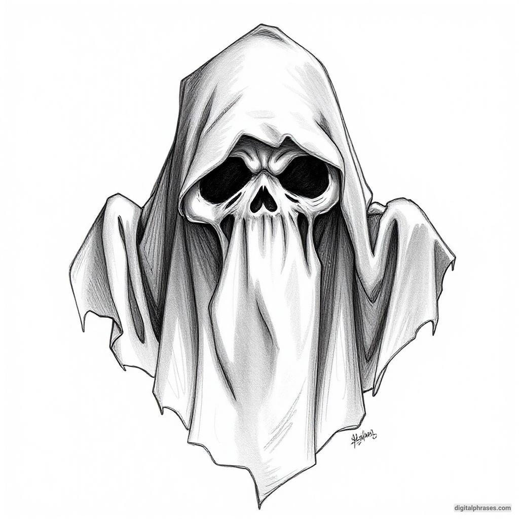 80 Drawing Ideas of Ghosts