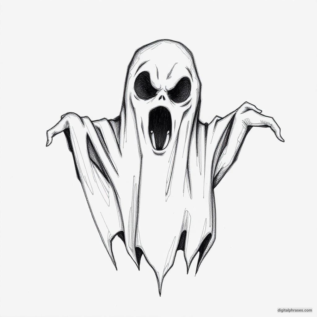 80 Drawing Ideas of Ghosts 80 Drawing Ideas of Ghosts