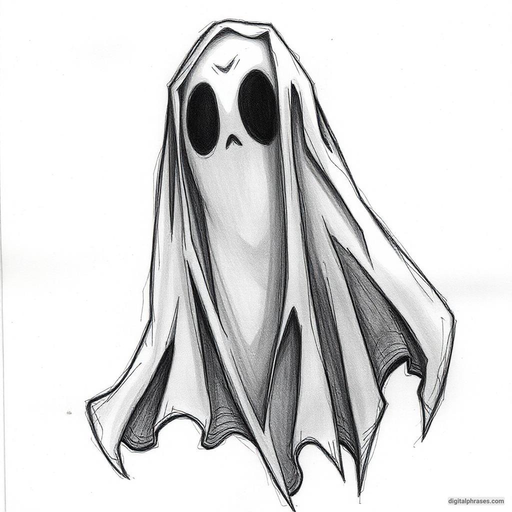 80 Drawing Ideas of Ghosts