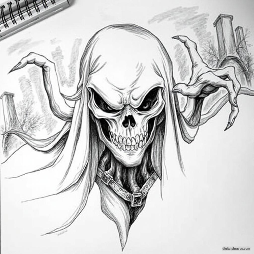 80 Drawing Ideas of Ghosts 80 Drawing Ideas of Ghosts