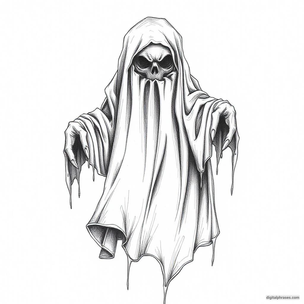 80 Drawing Ideas of Ghosts