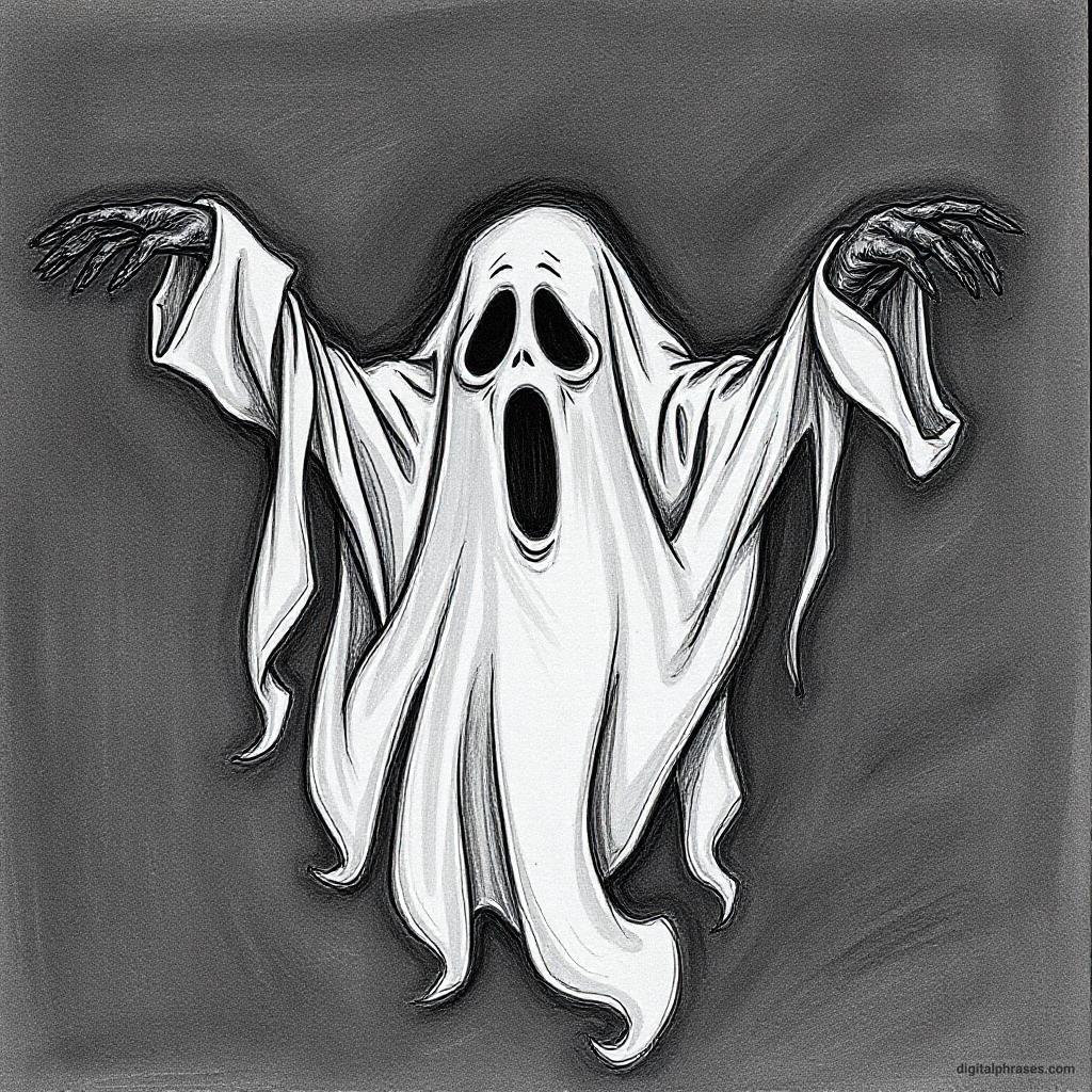 80 Drawing Ideas of Ghosts 80 Drawing Ideas of Ghosts