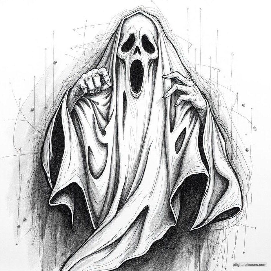 80 Drawing Ideas of Ghosts