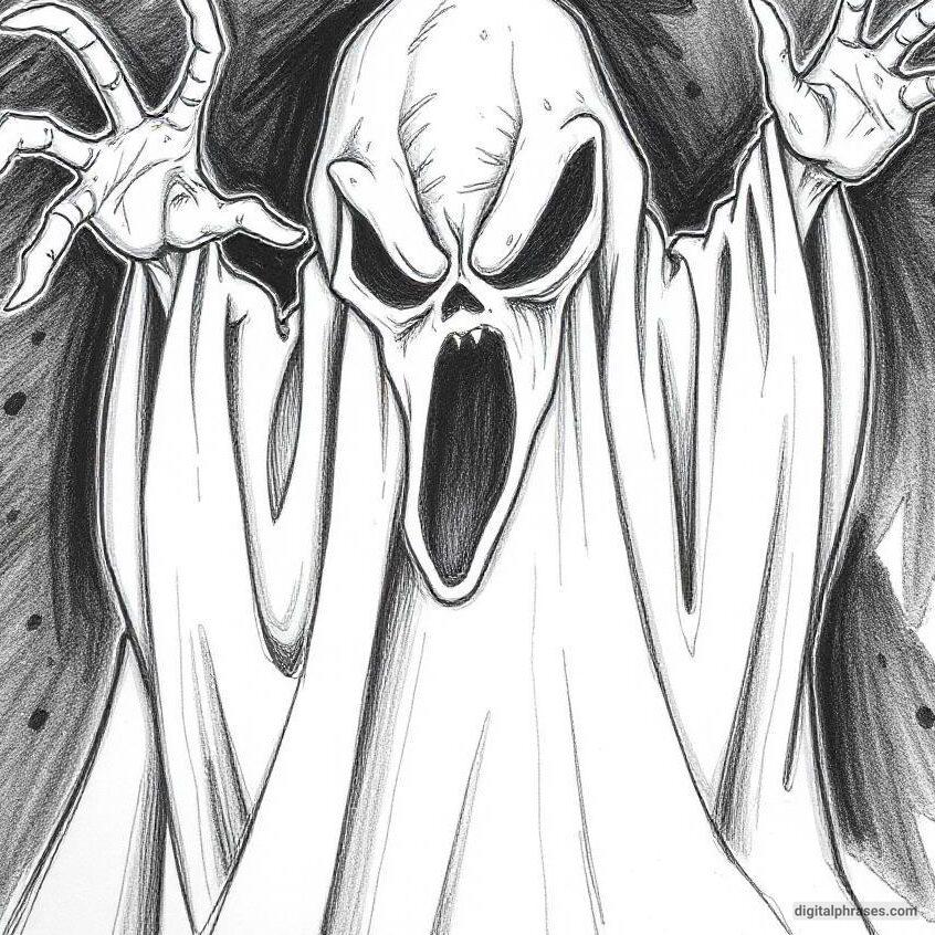 80 Drawing Ideas of Ghosts