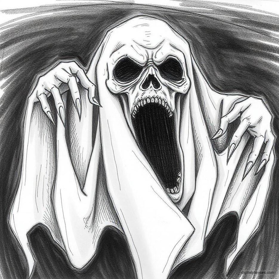 80 Drawing Ideas of Ghosts