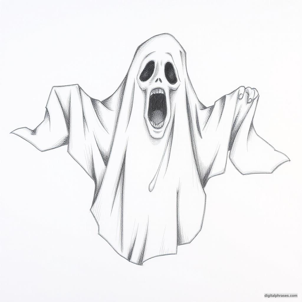 80 Drawing Ideas of Ghosts