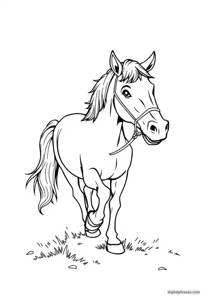 60 Horse Coloring Pages For Kids, Adults and Toddlers (Free PDF Printables)