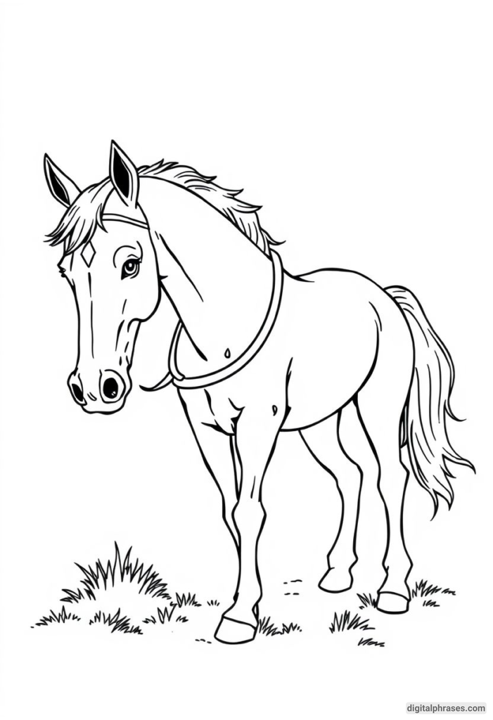 60 Horse Coloring Pages For Kids, Adults and Toddlers (Free PDF Printables)