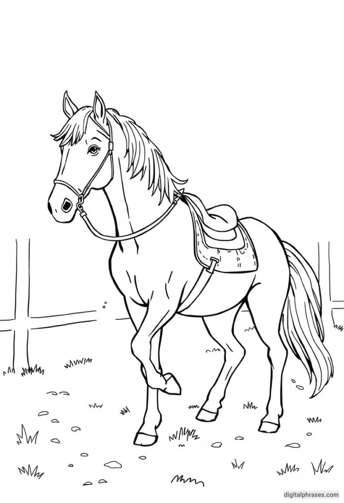 60 Horse Coloring Pages For Kids, Adults and Toddlers (Free PDF Printables)