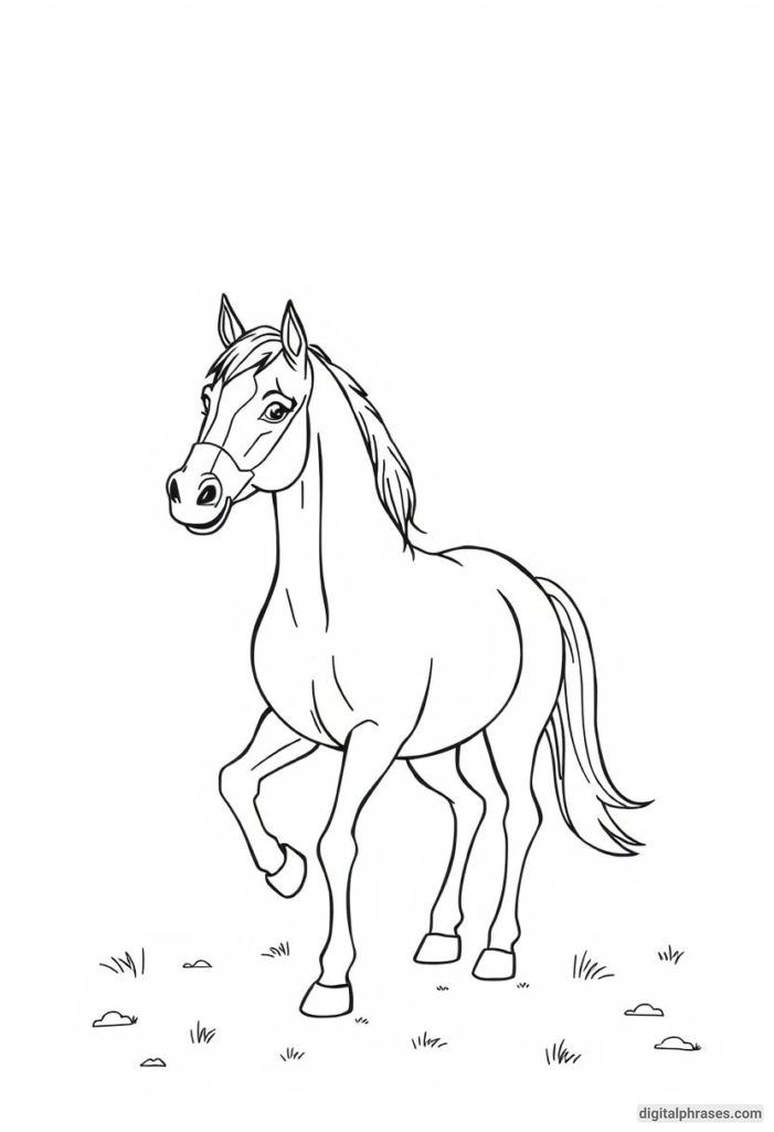 60 Horse Coloring Pages For Kids, Adults and Toddlers (Free PDF Printables)