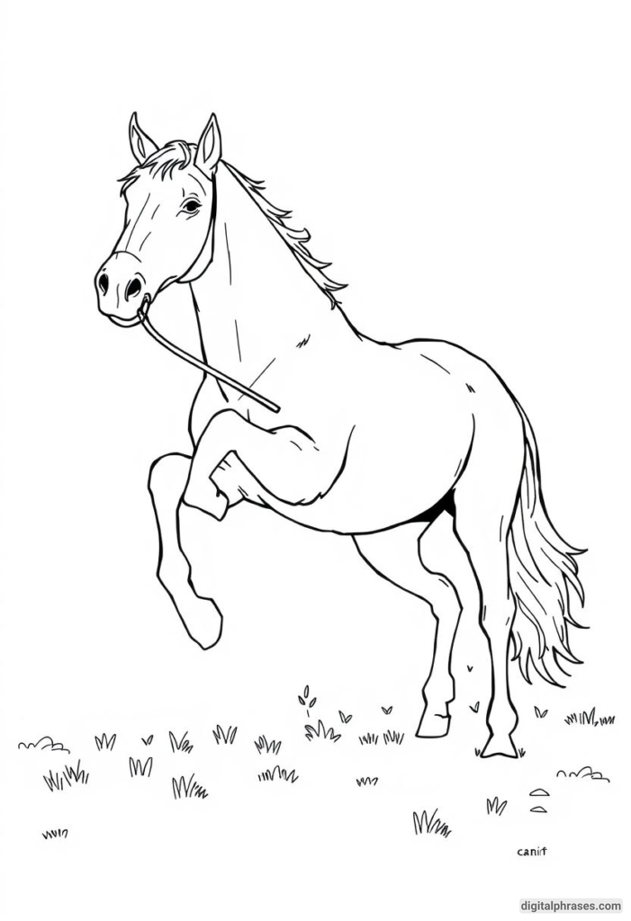 60 Horse Coloring Pages For Kids, Adults and Toddlers (Free PDF Printables)